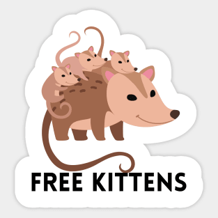 Free Kittens Sticker